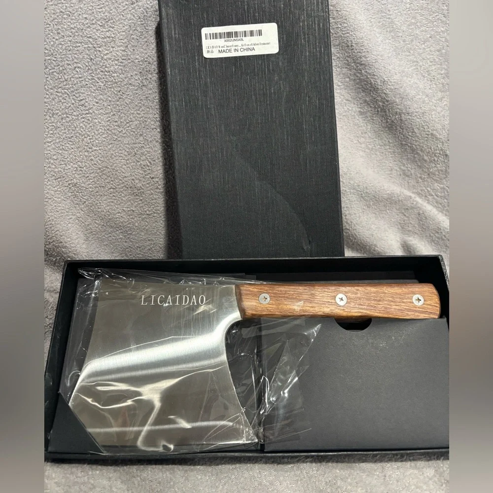 Licaidao Meat Cleaver 6”. For home kitchen/Restaurant